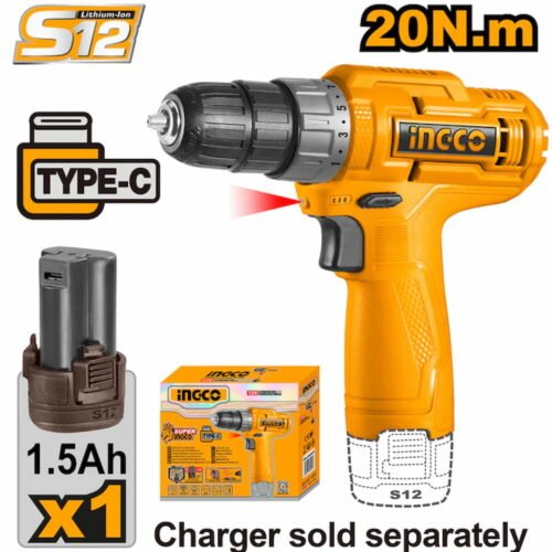 CDLI12428.jpg INGCO Cordless drill 12v CDLI12428