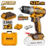 INGCO Brushless cordless drill 20v CDLI20453