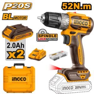 INGCO Brushless cordless drill 20v CDLI20453