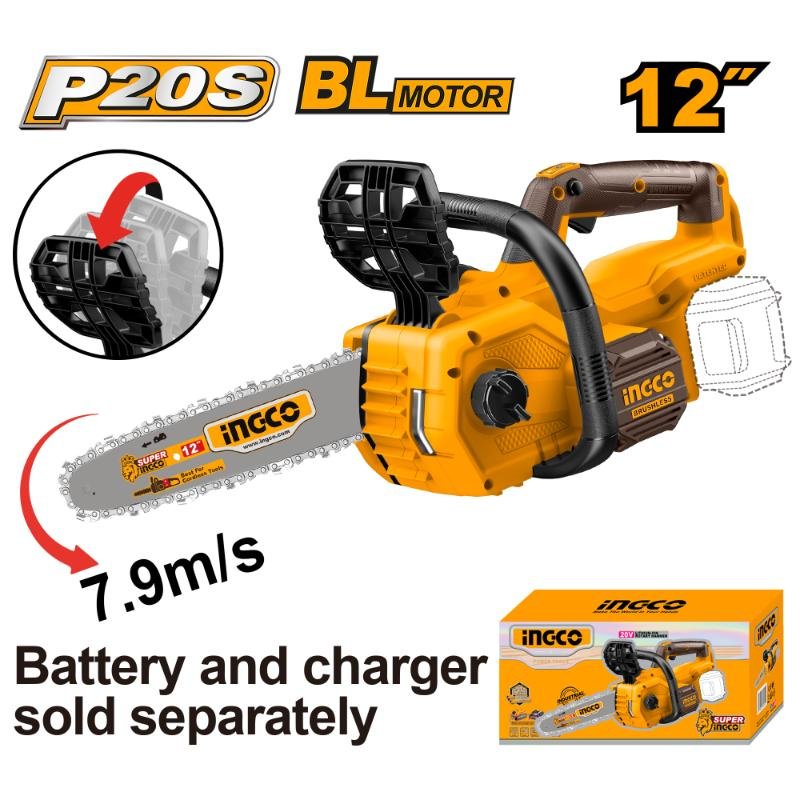 INGCO Cordless chain saw 20V CGSLI20128