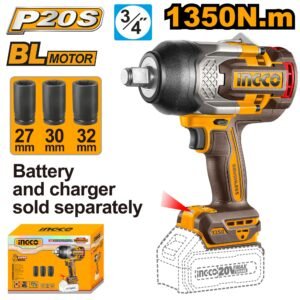 INGCO Cordless impact wrench 20v CIWLI201351