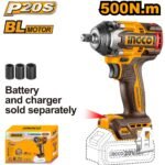 INGCO Cordless impact wrench 20v CIWLI20501