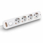 Clopal CP-1604 4 Way Schuko Extension Socket