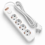 Clopal CP-1604 4 Way Schuko Extension Socket