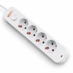 Clopal CP-1604 4 Way Schuko Extension Socket