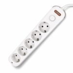 Clopal CP-1605 5 Way Schuko Extension Socket