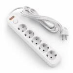 Clopal CP-1605 5 Way Schuko Extension Socket