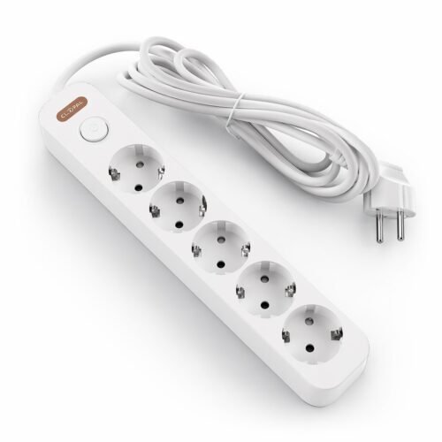 Clopal CP-1605 5 Way Schuko Extension Socket