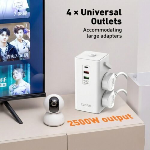Clopal CP-4383 Tower Extension Socket