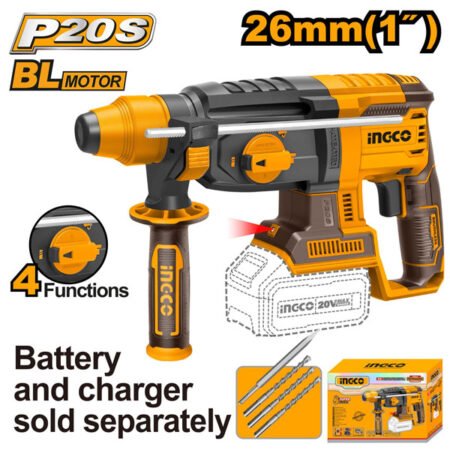 INGCO Cordless rotary hammer 20v CRHLI201881