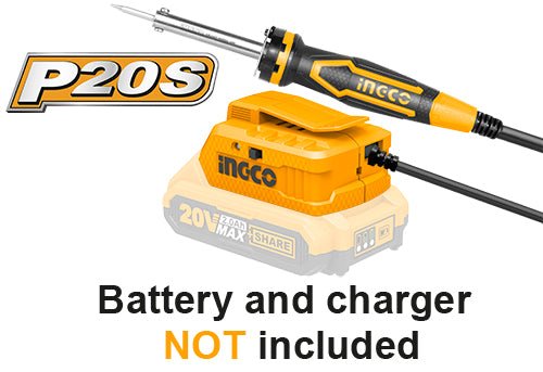 INGCO Cordless soldering iron 20v CSILI2001