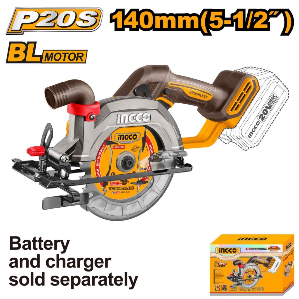 Ingco Cordless circular saw 20v CSLI1402
