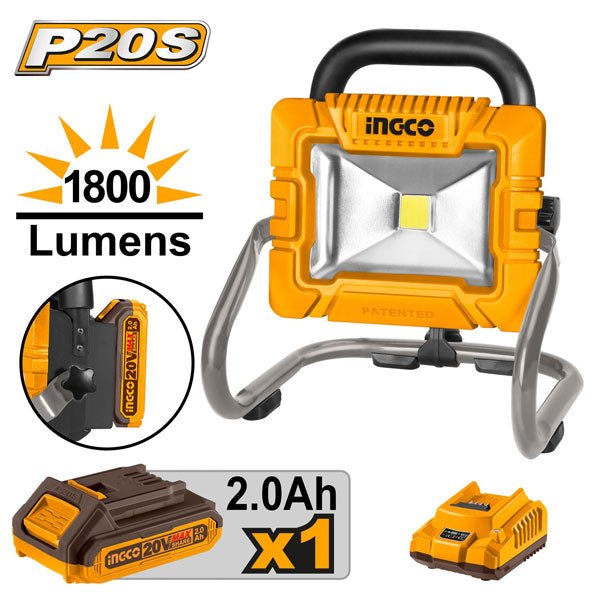 INGCO Cordless portable lamp 20v CWLI20258