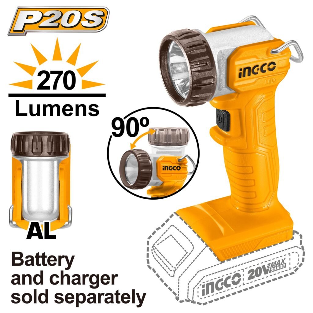 INGCO Cordless work lamp 20v CWLI2038