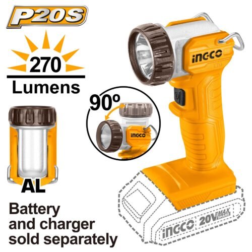 INGCO Cordless work lamp 20v CWLI2038