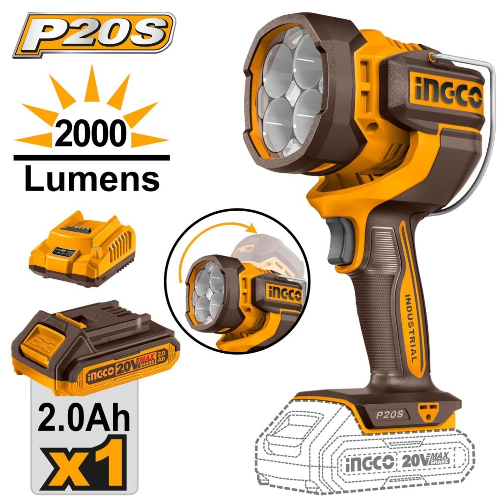 INGCO CWLI20881 20V Work Lamp