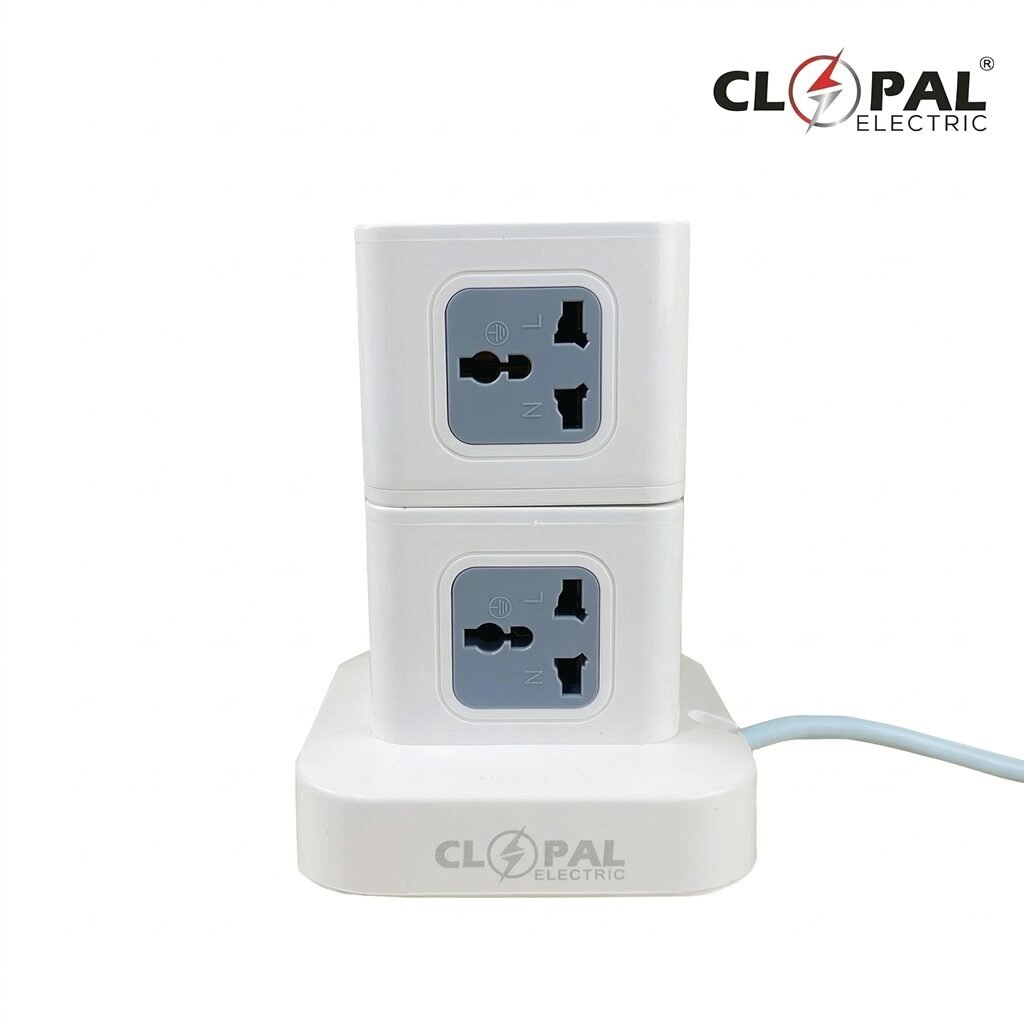 Clopal Clopal-Ext-Tower9-small Cube Extension Socket