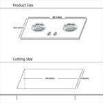Hanco Model 302 Elegance Series Gas Hob