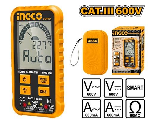 INGCO Digital multimeter 6000 counts DM6001