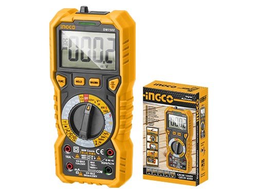 INGCO Digital multimeter 6000 counts DM7502