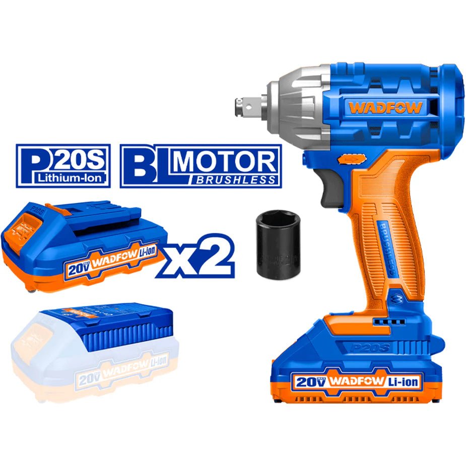 WADFOW Lithium-ion cordless impact wrench WCD1512
