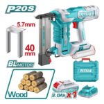 TOTAL Cordless crown stapler nailer TCSNLI6008