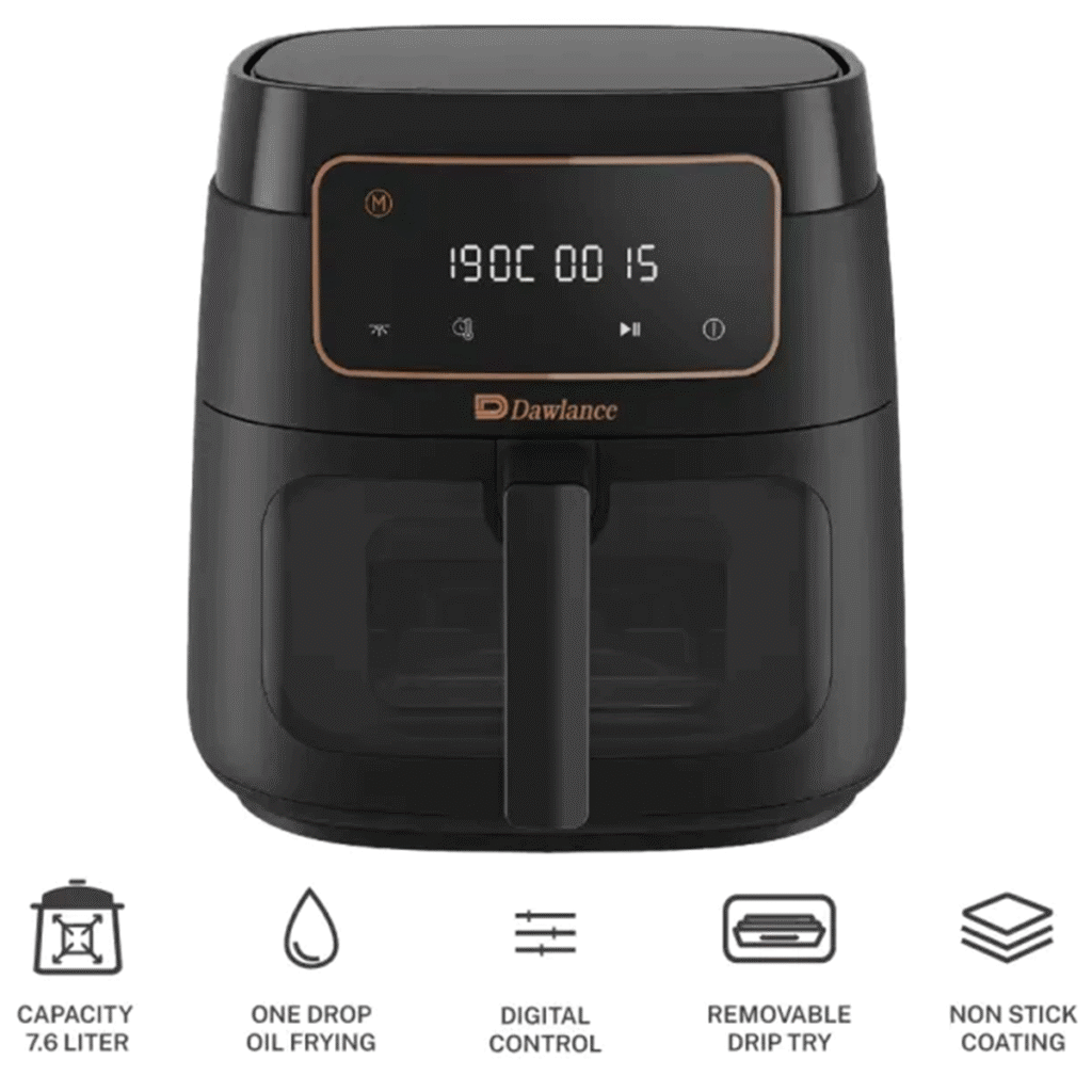 Dawlance DWAF 3374 B XXL Air Fryer 7.6L