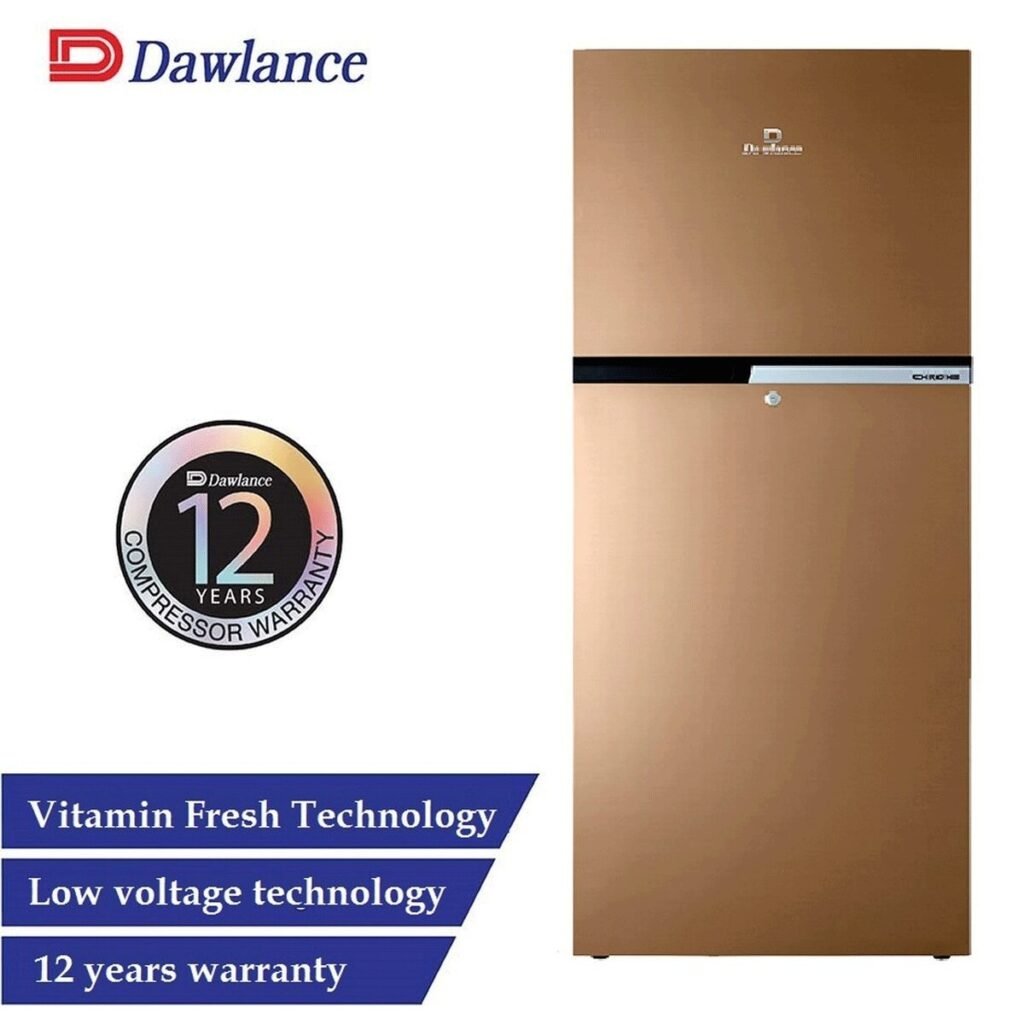 Dawlance 9140WB Chrome Double Door Refrigerator 8 CFT