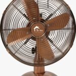 E-Lite ETF-30M Metal Table Fan Copper 12 Inch