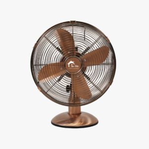 E-Lite ETF-30M Metal Table Fan Copper 12 Inch