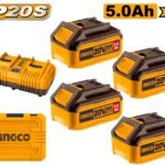 INGCO P20S Lithium-Ion battery and charger kit 20V FBCLI20245