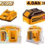 Ingco P20S Lithium-Ion battery and charger kit 20V FBCPK1214