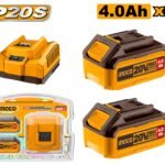 INGCO P20S Lithium-Ion battery and charger kit 20V FBCPK1424