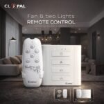 Clopal 1 Fan 2 Lights Remote Control