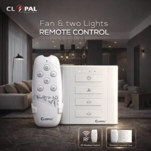 Clopal 1 Fan 2 Lights Remote Control