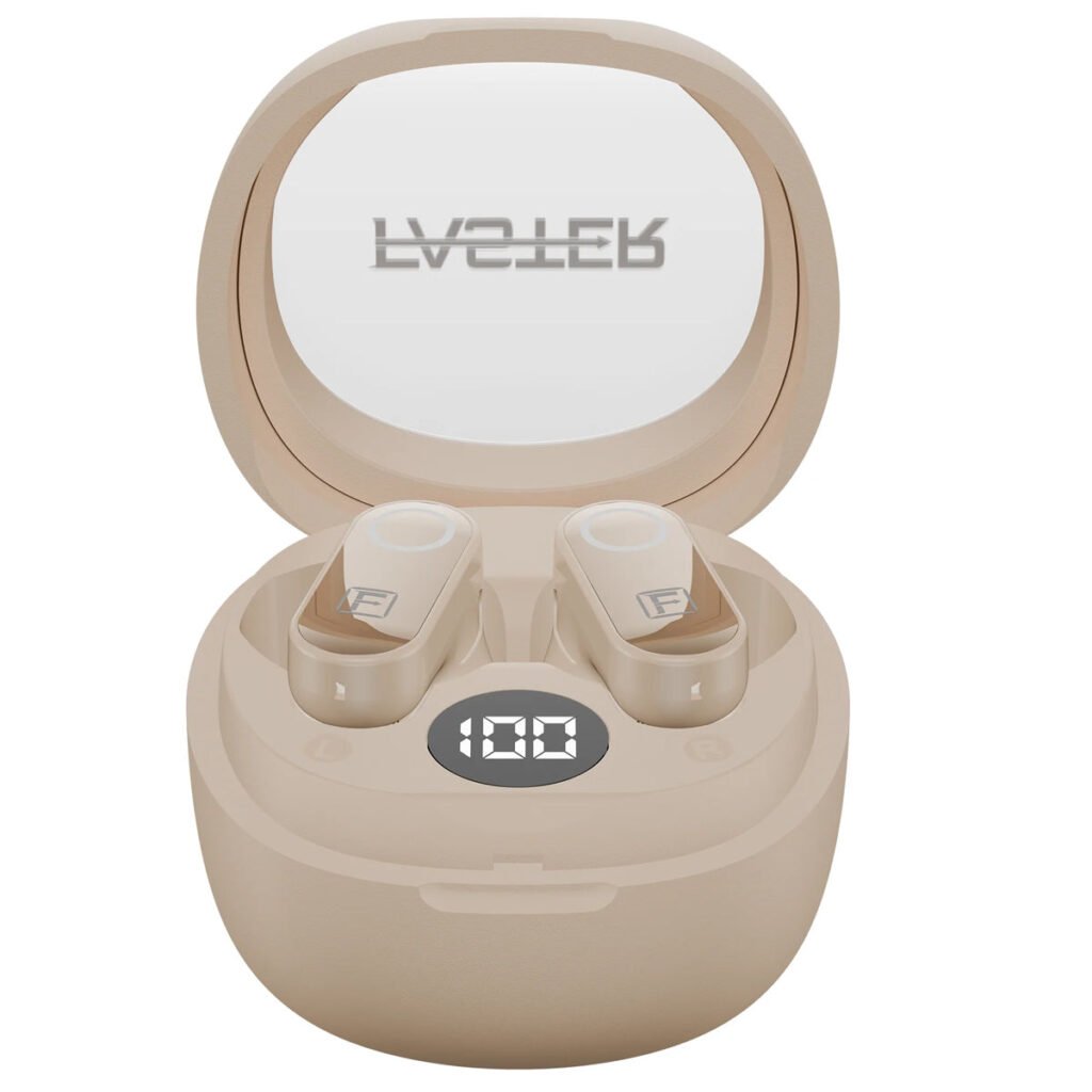 Faster Mystic Wireless Earbuds - Beige