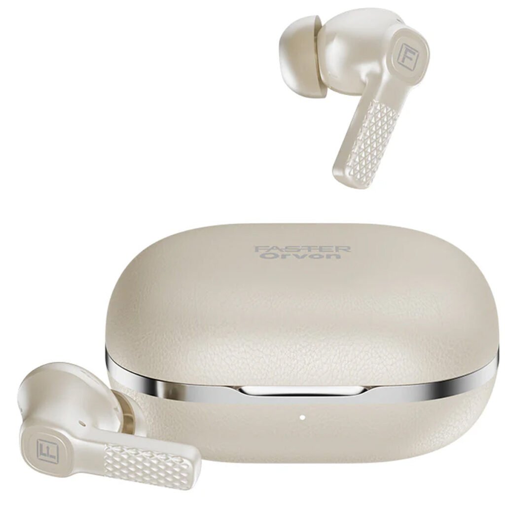 Faster ORVON-OAT-BEIGE Wireless Earbuds Beige