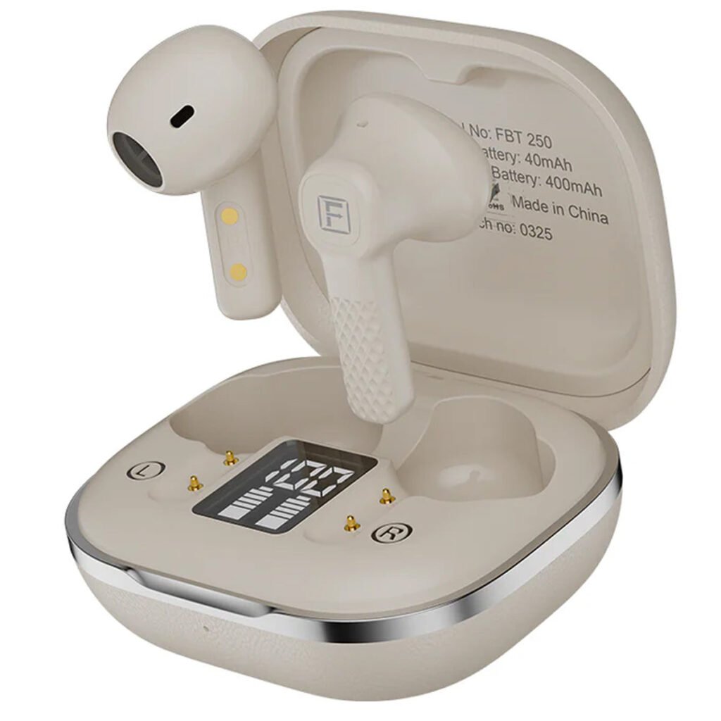Faster TRONIX-OAT-BEIGE Wireless Earbuds Beige