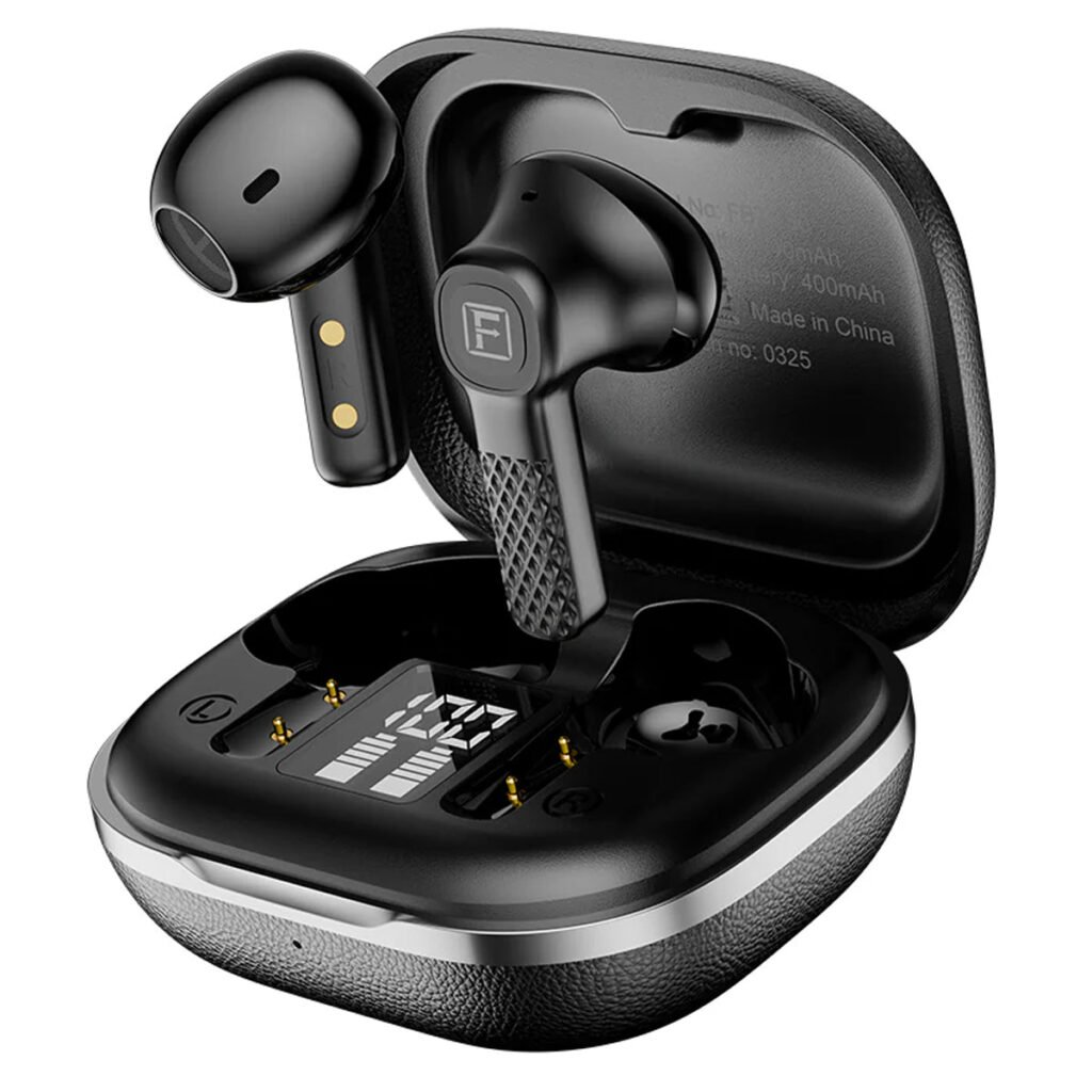 Faster TRONIX-SHADOW-BLACK Wireless Earbuds Black