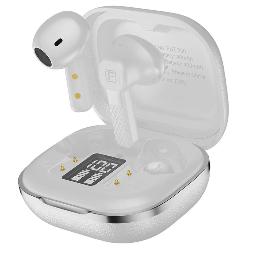 Faster TRONIX-POLAR-WHITE Wireless Earbuds White