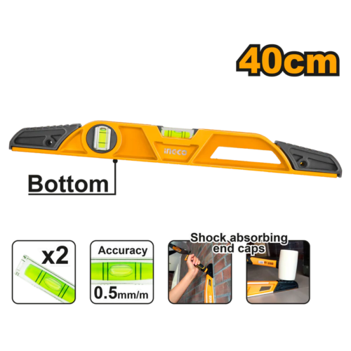 Ingco Heavy-duty mason's level 40cm HBSL08040