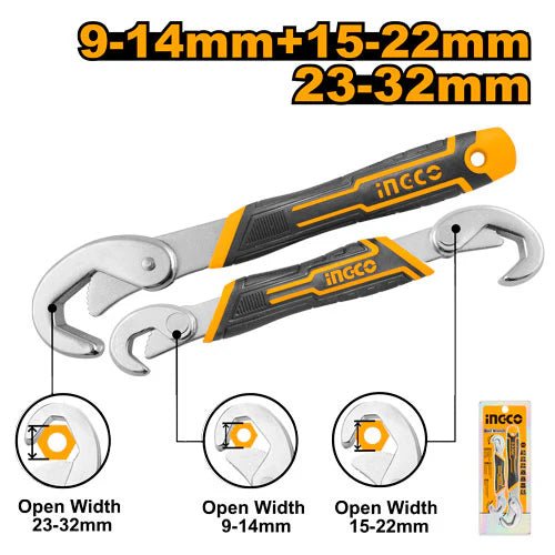 INGCO Rapid Cross Wrench 4pcs HRCW40231