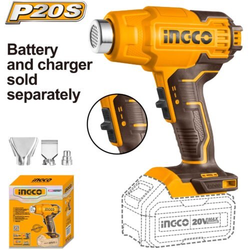 INGCO Cordless heat gun 20v HGLI2002