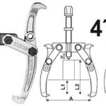 INGCO Two jaws puller 4" HGP08024