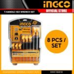 INGCO 8 Pcs T-handle hex wrench set HHKT80818