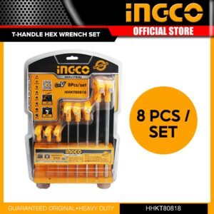 INGCO 8 Pcs T-handle hex wrench set HHKT80818