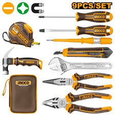 Ingco 9 Pcs hand tools set HKTH20809