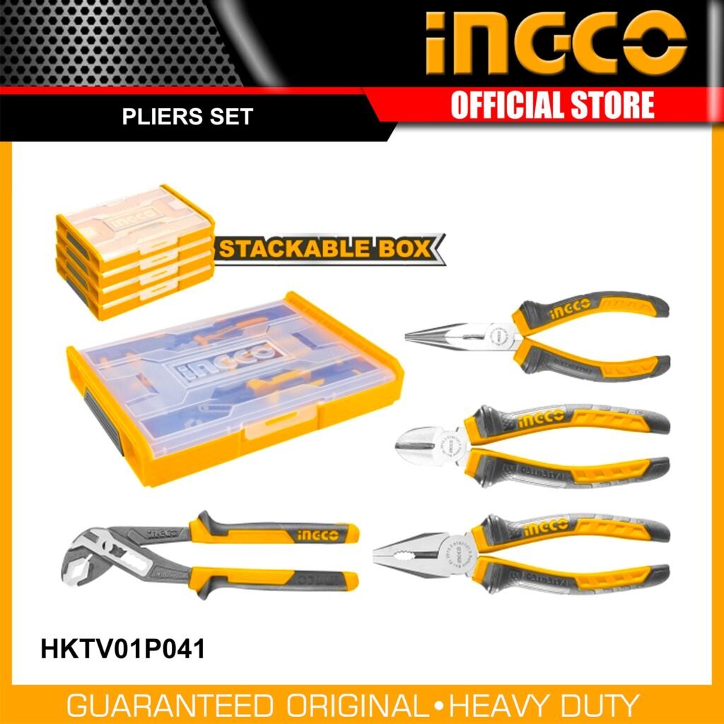 INGCO 4 Pcs Pliers set HKTV01P041