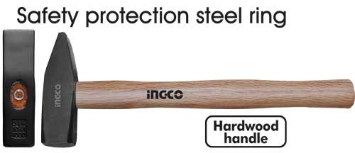INGCO Machinist hammer 2000g hardwood handle HMH042000