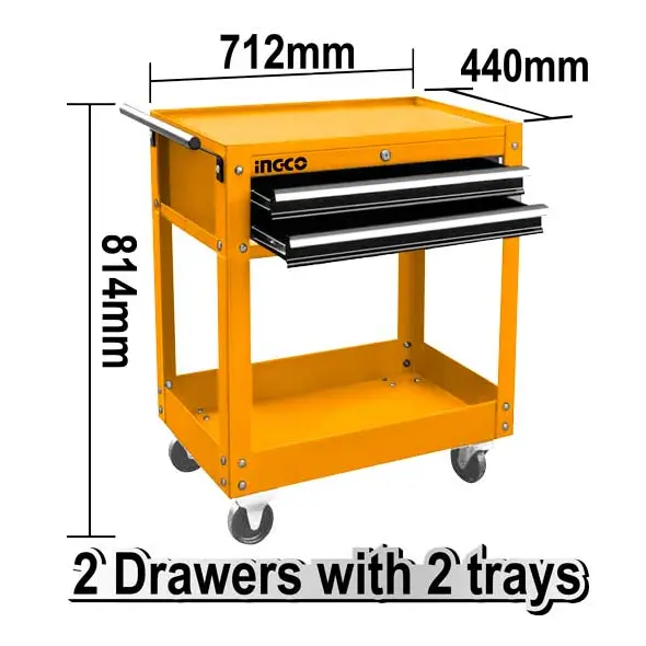 INGCO HPTCT021 Tool Cart With 2 pcs Drawer